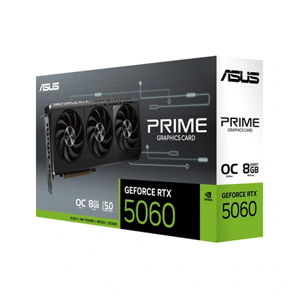 Asus Prime GeForce RTX 5060 OC Edition 8GB GDDR7 videokártya