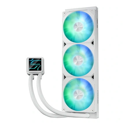 Asus Prime LC 360 ARGB komplett vízhűtőrendszer - fehér