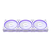 Asus Prime MR120 ARGB Reverse rendszerventilátor - 120mm, 21dBA, PWM, 1600rpm, 28mm, fehér, 3-pack