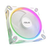Asus Prime MR120 ARGB Reverse rendszerventilátor - 120mm, 21dBA, PWM, 1600rpm, 28mm, fehér, 3-pack