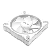 Asus Prime MR120 ARGB Reverse rendszerventilátor - 120mm, 21dBA, PWM, 1600rpm, 28mm, fehér, 3-pack