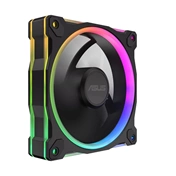 Asus Prime MR120 ARGB Reverse rendszerventilátor - 120mm, 21dBA, PWM, 1600rpm, 28mm, fekete, 3-pack Asus Prime MR120 ARGB Reverse rendszerventilátor - 120mm, 21dBA, PWM, 1600rpm, 28mm, fekete, 3-pack