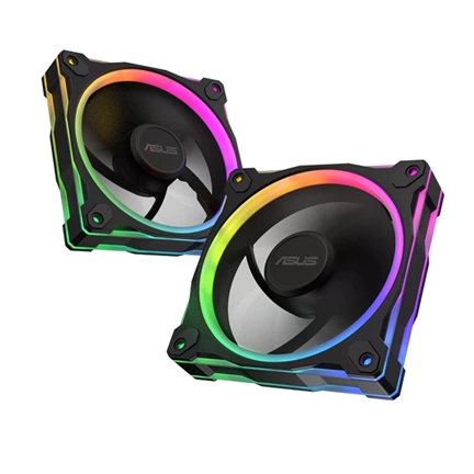 Asus Prime MR120 ARGB Reverse rendszerventilátor - 120mm, 21dBA, PWM, 1600rpm, 28mm, fekete, 3-pack Asus Prime MR120 ARGB Reverse rendszerventilátor - 120mm, 21dBA, PWM, 1600rpm, 28mm, fekete, 3-pack