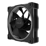 Asus Prime MR120 ARGB Reverse rendszerventilátor - 120mm, 21dBA, PWM, 1600rpm, 28mm, fekete, 3-pack