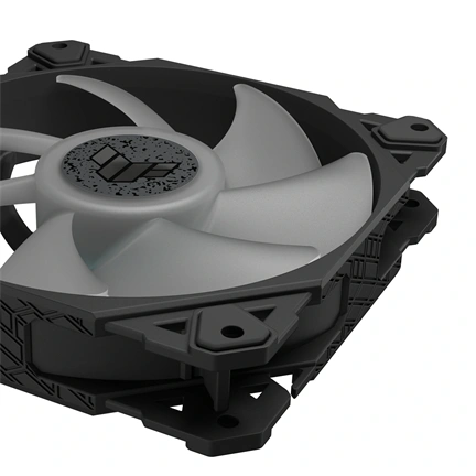 Asus Prime MR120 ARGB rendszerventilátor - 120mm, 21dBA, PWM, 1600rpm, 28mm, fekete