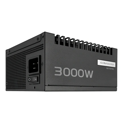 Asus Pro WS 3000W Platinum tápegység - ATX 3.1, PCIe 5.1, moduláris