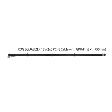 Asus ROG Equalizer 12V-2x6 PCIe tápkábel - fekete