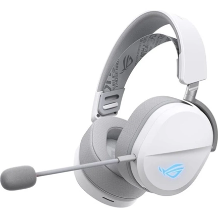 Asus ROG Pelta headset játékhoz - vezeték nélküli (Bt, 2,4GHz) + vezetékes (USB-C), RGB, fehér
