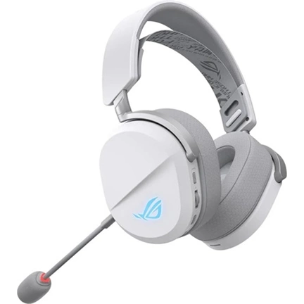 Asus ROG Pelta headset játékhoz - vezeték nélküli (Bt, 2,4GHz) + vezetékes (USB-C), RGB, fehér
