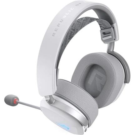 Asus ROG Pelta headset játékhoz - vezeték nélküli (Bt, 2,4GHz) + vezetékes (USB-C), RGB, fehér