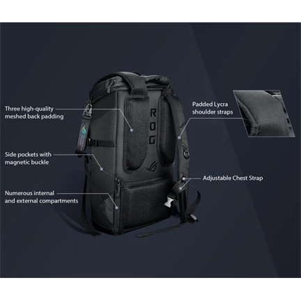 Asus ROG Ranger BP2701 Gaming 43,18cm (17") hátizsák