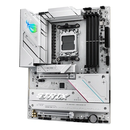 Asus ROG Strix B850-A Gaming WiFi alaplap AM5 DDR5-8000+ PCIe5.0 2,5GbE RGB USB-C 20Gbps WiFi 7