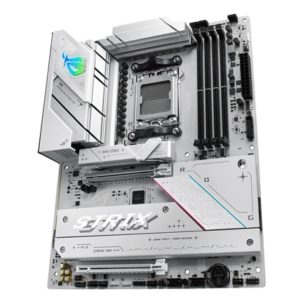 Asus ROG Strix B850-A Gaming WiFi alaplap AM5 DDR5-8000+ PCIe5.0 2,5GbE RGB USB-C 20Gbps WiFi 7