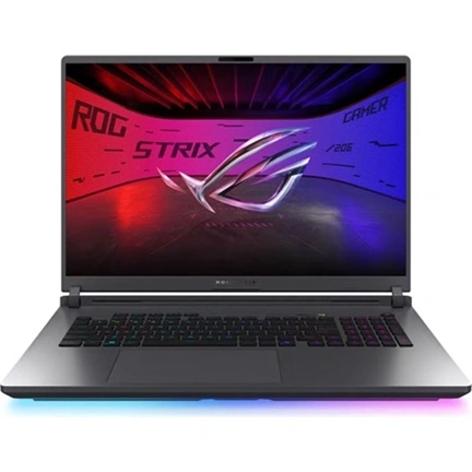 Asus ROG Strix G18 (2025) notebook 18" WQXGA 240Hz ICU 9 275HX 32GB 1TB SSD RTX5080 16GB, nincs OS, Eclipse Gray