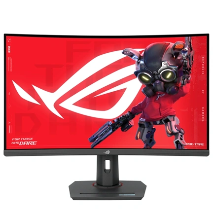 Asus ROG Strix XG32WCMS USB Type-C Gaming Monitor 32" QHD ívelt 1500R Fast VA 280Hz DisplayHDR400