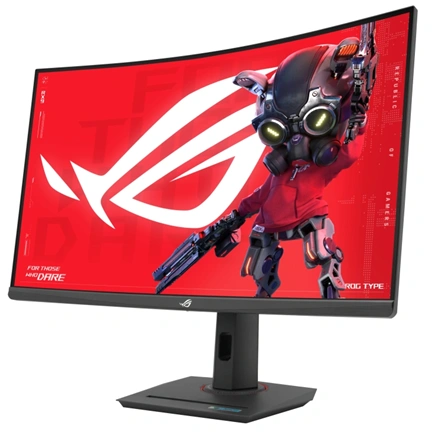Asus ROG Strix XG32WCMS USB Type-C Gaming Monitor 32" QHD ívelt 1500R Fast VA 280Hz DisplayHDR400