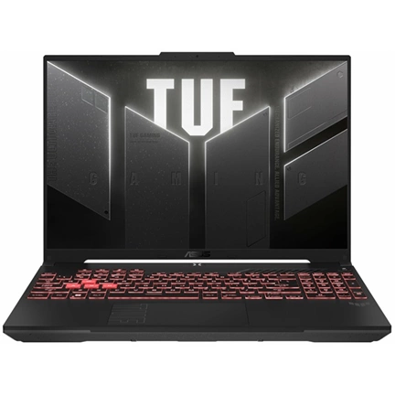 Asus TUF Gaming A16 2023 notebook - 16" FHD+ 144Hz R7 7445HS 16GB DDR5 1TB SSD RTX4050 6GB nincs OS Mecha Gray