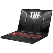 Asus TUF Gaming A16 2023 notebook - 16" FHD+ 144Hz R7 7445HS 16GB DDR5 1TB SSD RTX4050 6GB nincs OS Mecha Gray