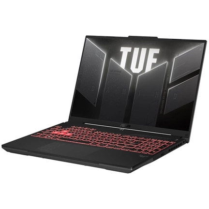 Asus TUF Gaming A16 2023 notebook - 16" FHD+ 144Hz R7 7445HS 16GB DDR5 1TB SSD RTX4050 6GB nincs OS Mecha Gray