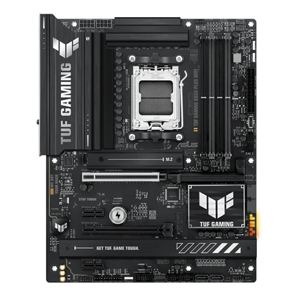 Asus TUF Gaming B850-Plus WiFi alaplap AM5 DDR5-8000+ PCIe5.0 2,5GbE RGB USB-C 20Gbps WiFi 7