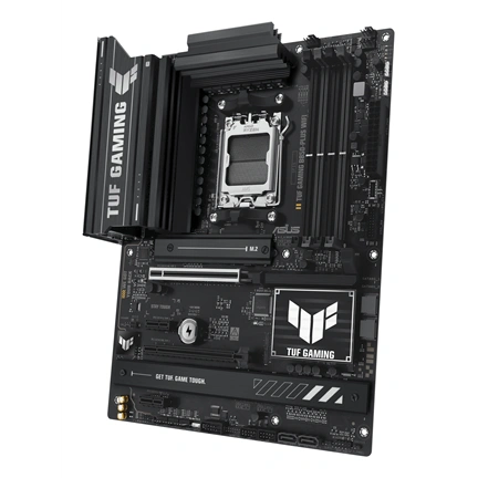 Asus TUF Gaming B850-Plus WiFi alaplap AM5 DDR5-8000+ PCIe5.0 2,5GbE RGB USB-C 20Gbps WiFi 7