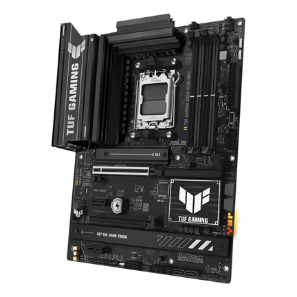 Asus TUF Gaming B850-Plus WiFi alaplap AM5 DDR5-8000+ PCIe5.0 2,5GbE RGB USB-C 20Gbps WiFi 7