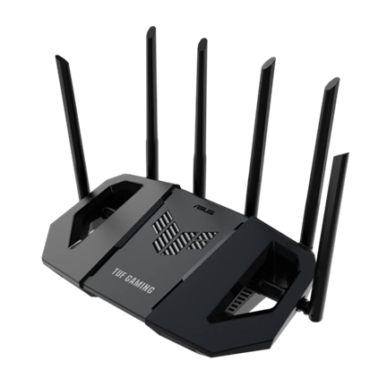 Asus TUF Gaming BE6500 (TUF-BE6500) vezeték nélküli router játékhoz, Wi-Fi 7 (802.11be), 4db 2,5GbE port, bővíthető Asus TUF Gaming BE6500 (TUF-BE6500) vezeték nélküli router játékhoz, Wi-Fi 7 (802.11be), 4db 2,5GbE port, bővíthető