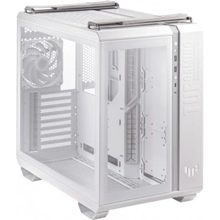 Asus TUF Gaming GT502 Plus számítógépház (ATX, edzett üveg, ARGB hub, fehér) + Prime 850W Gold tápegység