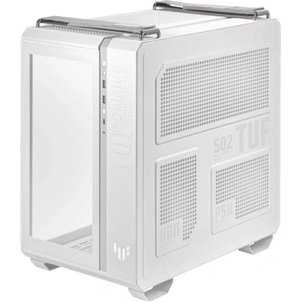 Asus TUF Gaming GT502 Plus számítógépház (ATX, edzett üveg, ARGB hub, fehér) + Prime 850W Gold tápegység