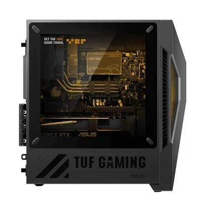 Asus TUF Gaming T500 (2025) számítógép - Intel Core 7 240H, 16GB DDR5, 1TB SSD, RTX 5060 Ti 8GB, nincs op. rendszer