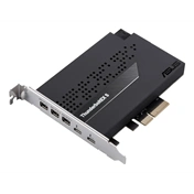 Asus ThunderboltEX 5 bővítőkártya - két Thunderbolt 5 USB-C port, DisplayPort 2.1, PCIe 4.0 x4 interfész
