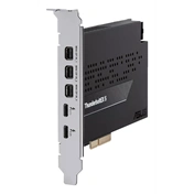 Asus ThunderboltEX 5 bővítőkártya - két Thunderbolt 5 USB-C port, DisplayPort 2.1, PCIe 4.0 x4 interfész