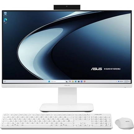 Asus V400 AiO számítógép - 23,8" FHD, Intel Core i5-13420H, 16GB DDR5, 512GB SSD, nincs OS, fehér
