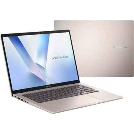 Asus Vivobook 14 (M1407) notebook 14" WUXGA, AMD Ryzen AI 5 330, 16GB, 512GB SSD, nincs OS, platina arany