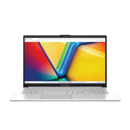 Asus Vivobook Go 15 (E1504F) notebook 15,6" FHD, AMD Ryzen 5 7520U, 16GB, 512GB SSD, nincs op. rendszer, hűvös ezüst