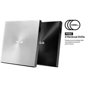 Asus ZenDrive U7C (SDRW-08U7C) ultrakeskeny hordozható DVD-író - 8x, USB-C, fekete