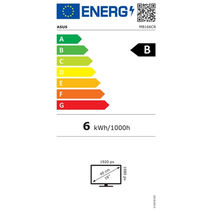 Asus ZenScreen MB169CK hordozható monitor 15,6" FHD