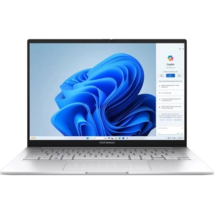 Asus Zenbook 14 OLED UX3405 notebook, Intel Core Ultra 5 125H, 16GB LPDDR5X, 1TB SSD, Windows 11 Home, Foggy Silver Asus Zenbook 14 OLED UX3405 notebook, Intel Core Ultra 5 125H, 16GB LPDDR5X, 1TB SSD, Windows 11 Home, Foggy Silver
