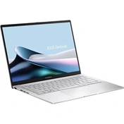Asus Zenbook 14 OLED UX3405 notebook, Intel Core Ultra 5 225H, 16GB LPDDR5X, 512GB SSD, nincs OS, Foggy Silver