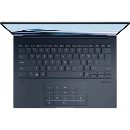 Asus Zenbook 14 OLED UX3405 notebook, Intel Core Ultra 7 255H, 16GB LPDDR5X, 512GB SSD, Windows 11 Home, Ponder Blue