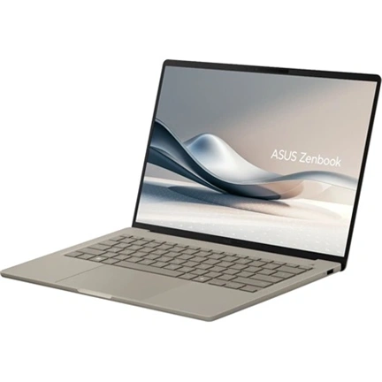 Asus Zenbook A14 (UX3407) notebook 14" WUXGA OLED, Snapdragon X1 26 100, 16GB, 512GB, W11 Home, töltő nélkül, Z. Beige