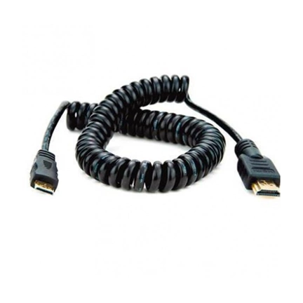 Atomos Micro HDMI - Full HDMI spirálkábel 50cm
