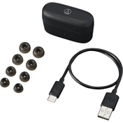 Audio-Technica ATH-CKS30TW+BK True Wireless aktív zajszűrős vezeték nélküli fekete fülhallgató