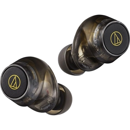 Audio-Technica ATH-CKS30TW+TBK True Wireless aktív zajszűrős vezeték nélküli áttetsző fekete fülhallgató