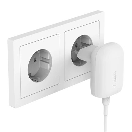 BELKIN Boost-Charge USB-C PD 3.0 PPS fali töltő 30W + USB-C - USB-C kábel