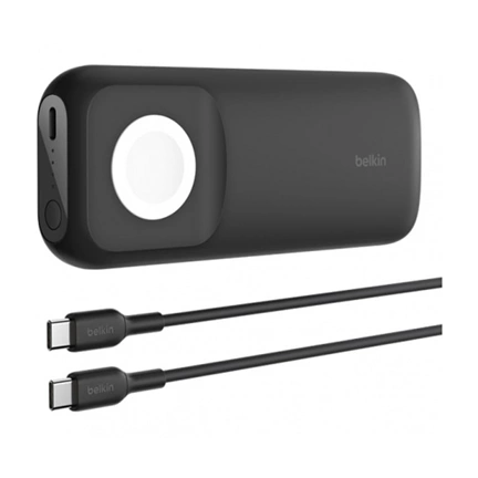 BELKIN BoostCharge Pro Fast Wireless Charger for Apple Watch + Power Bank 10K - Black BELKIN BoostCharge Pro Fast Wireless Charger for Apple Watch + Power Bank 10K - Black