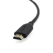 BELKIN Cable HDMI/HDMI 5M, aranyozott, Fekete