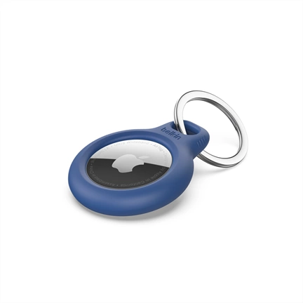 BELKIN Secure Holder with Key Ring for AirTag - Blue