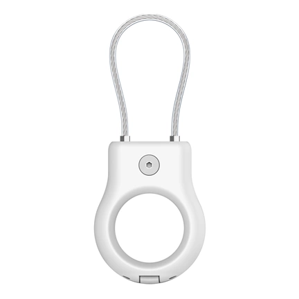 BELKIN Secure Holder with Wire Cable for AirTag - White