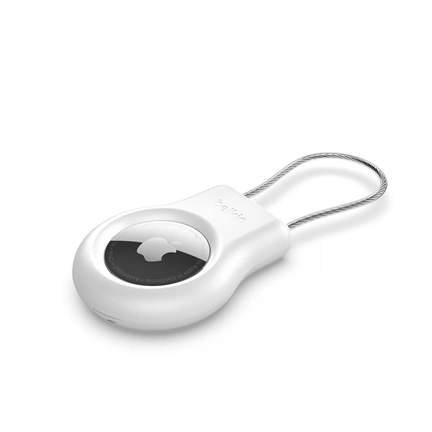 BELKIN Secure Holder with Wire Cable for AirTag - White